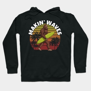 Bigfoot Makin' Waves Hoodie